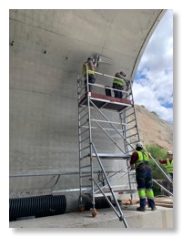 Instalación Antena tunel