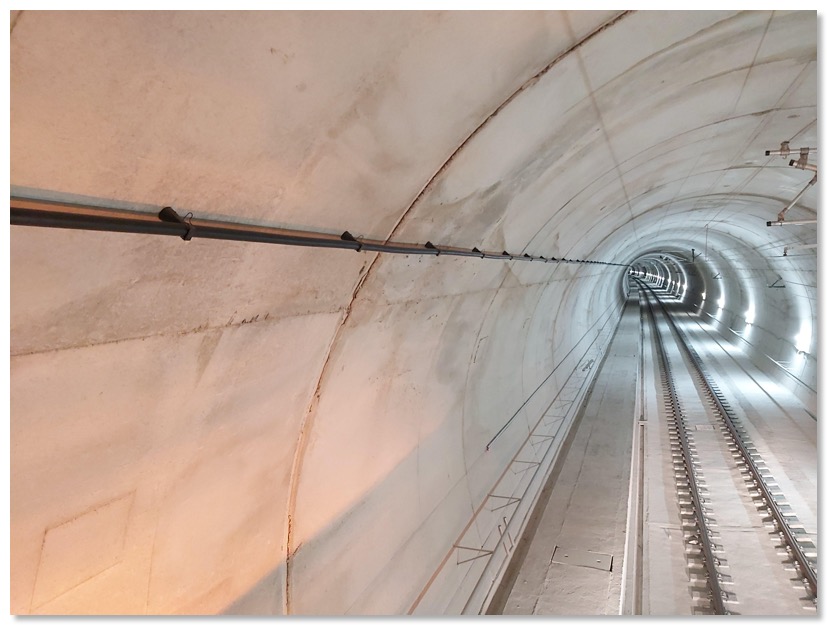 CAble radiante en Tunel Lubian2