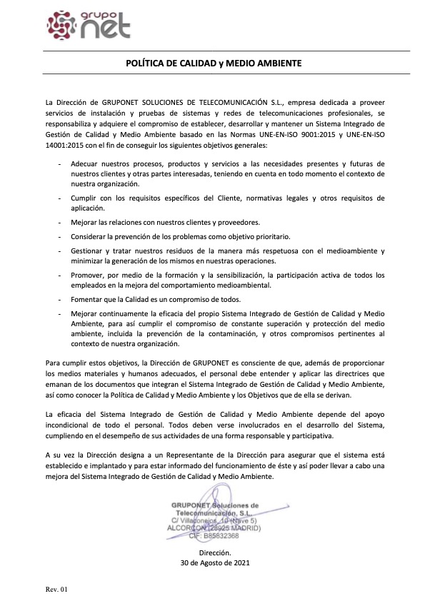 Anexo III Política de Calidad Medio Ambiente_Rev01